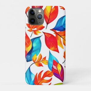 Autumn Leaves Abstract Pattern iPhone 11 Pro Case