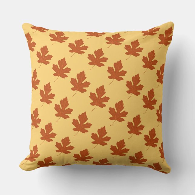 Autumn Leaves Accent Pillow (Front)