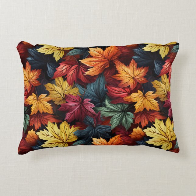 Autumn Leaves Accent Pillow (Front)