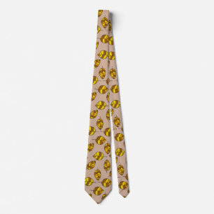 Autumn Leaves adjustable Yellow Leaf Tight Pattern Tie