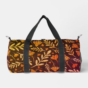 Autumn Leaves and Flowers Duffle Bag