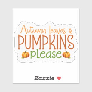 Autumn leaves and pumpkins please