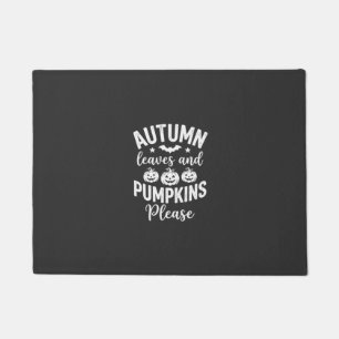 Autumn Leaves and Pumpkins Please_1 Doormat