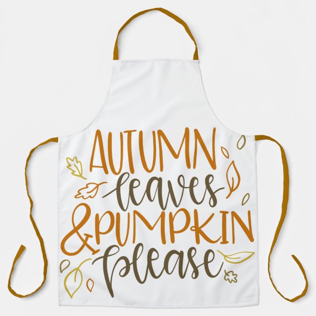 Autumn Leaves Apron (Front)