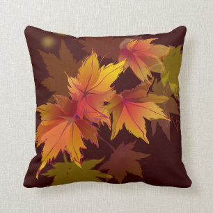 Autumn Leaves are Falling Cushion