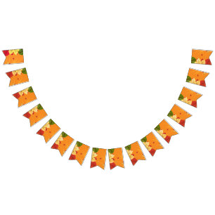 Autumn Leaves At Sunset Bunting