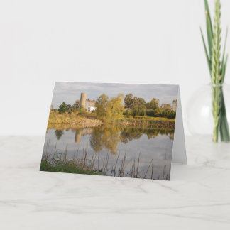 Autumn Leaves at The Farm Card