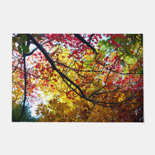 Autumn Leaves at Walden Pond Doormat