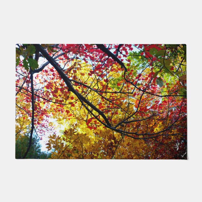 Autumn Leaves at Walden Pond Doormat (Front)