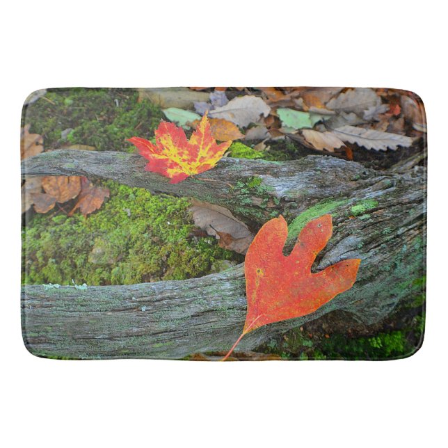 Autumn Leaves Bath/Kitchen Mat (Front)
