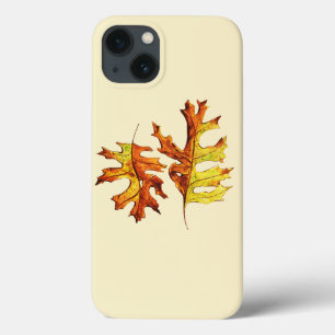 Autumn Leaves Beautiful Nature Watercolor Art iPhone 13 Case