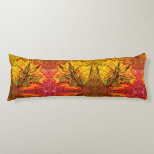 Autumn leaves body cushion