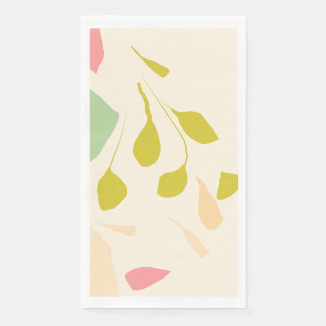 Autumn leaves bunch Paper Napkins, Guest Towel Napkin (Front)
