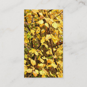 AUTUMN LEAVES BUSINESS CARD