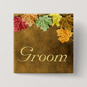 Autumn Leaves Button