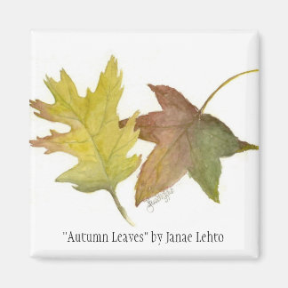 "Autumn Leaves" by Janae Lehto Magnet