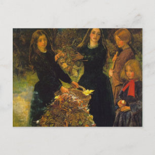 Autumn Leaves By Sir John Everett Millais Postcard
