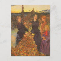Autumn Leaves by Sir John Everett Millais