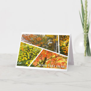 Autumn Leaves Card
