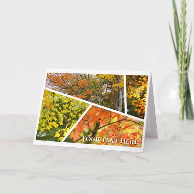 Autumn Leaves Card (Front)