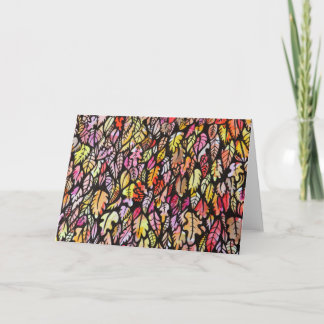 Autumn Leaves Card