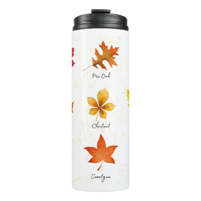 Autumn Leaves Celebration with Thermal Tumbler (Front)