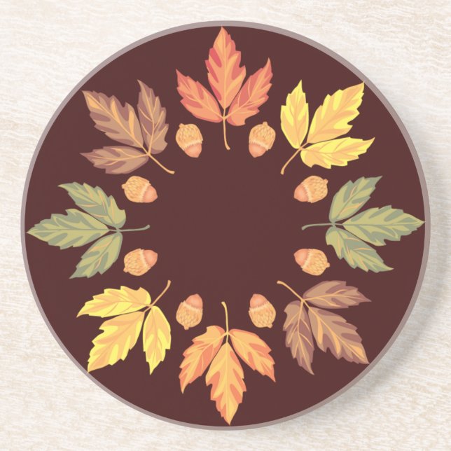 Autumn Leaves Coaster (Front)
