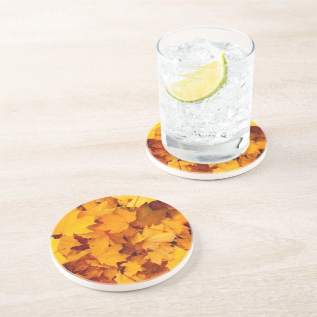 Autumn Leaves Coaster (Side)