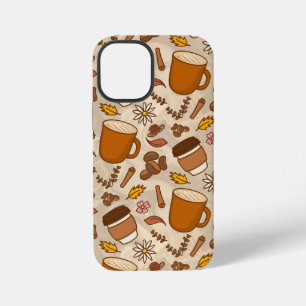 Autumn Leaves Coffee Flowers iPhone 12 Mini Case