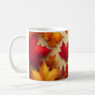 Autumn leaves coffee mug