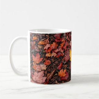Autumn leaves coffee mug