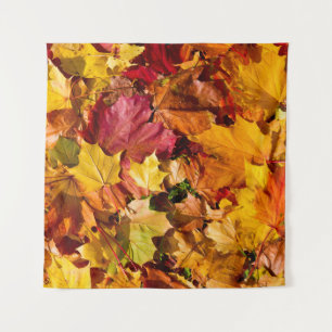 Autumn Leaves: Colourful Seamless Array. Tapestry