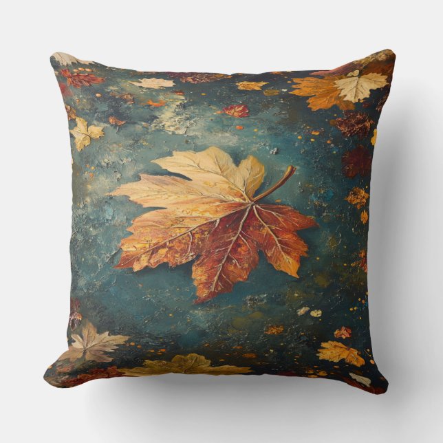 Autumn Leaves Cushion (Front)