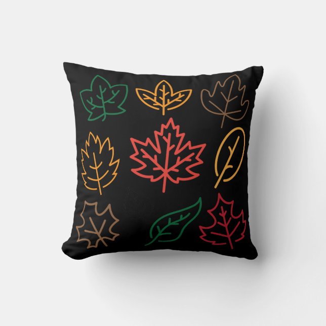 Autumn Leaves Cushion (Front)