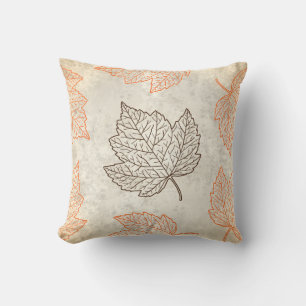 Autumn leaves cushion