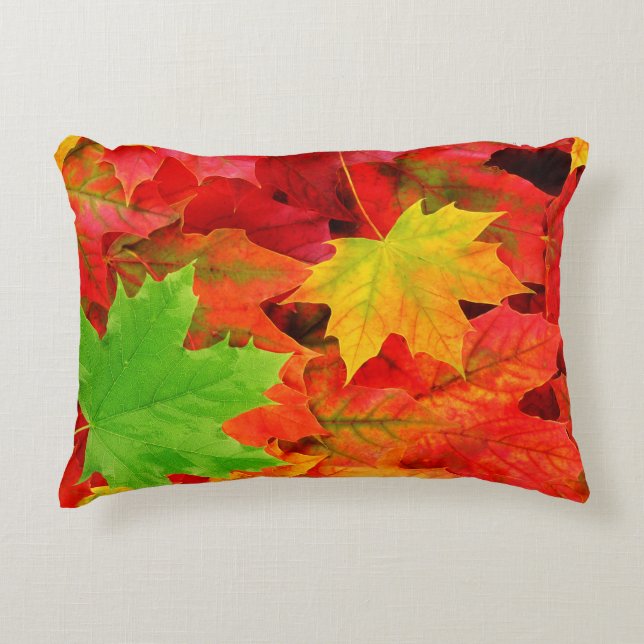 Autumn Leaves Decorative Cushion (Front)