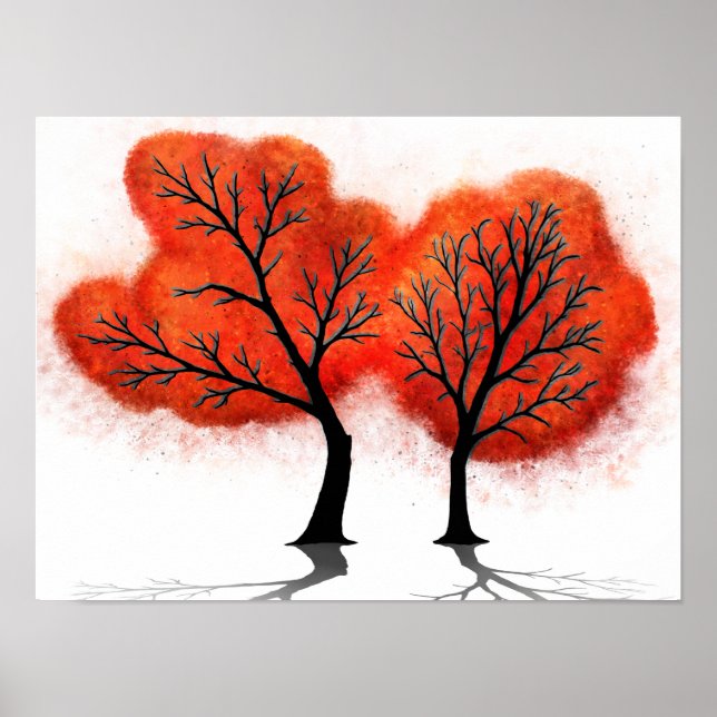 Autumn Leaves – Digital Art Print (Front)