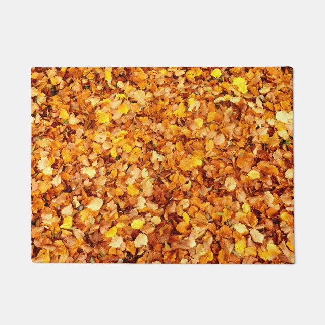 Autumn Leaves Door Mat (Front)