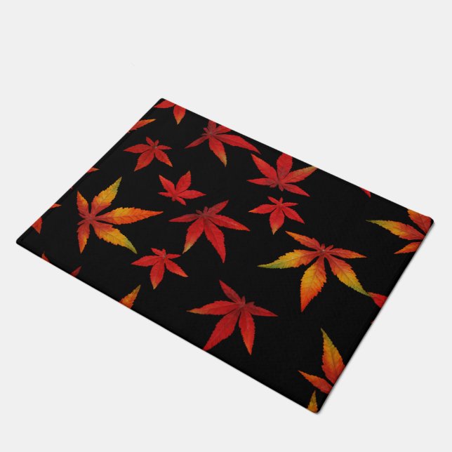 Autumn Leaves Doormat (Angled)