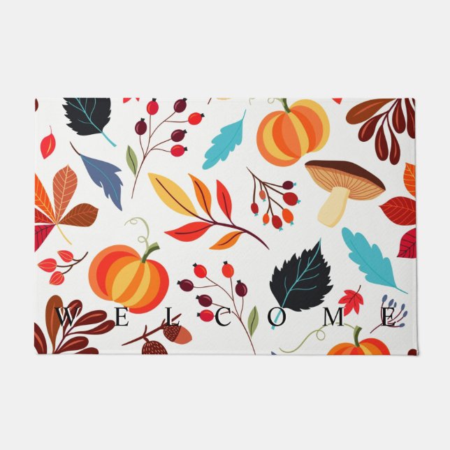Autumn Leaves Doormat (Front)
