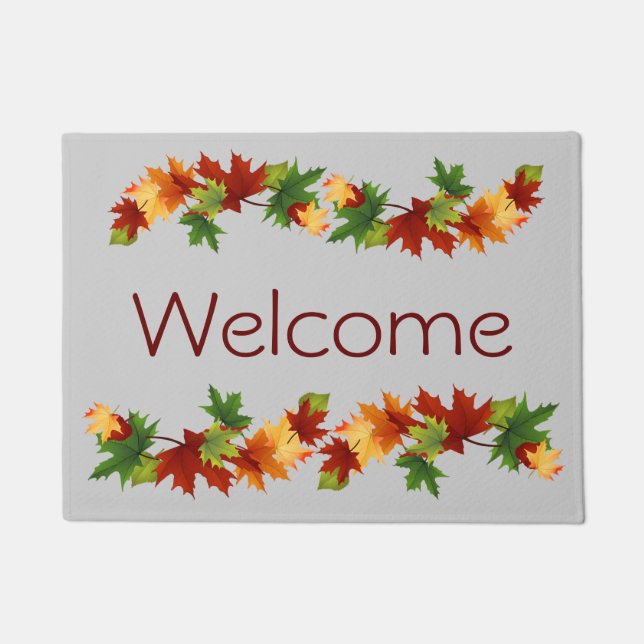 Autumn Leaves Doormat (Front)
