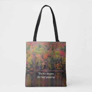 Autumn Leaves Fall Color Scene Tote Bag