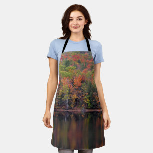 Autumn Leaves Fall Colour Scene Apron