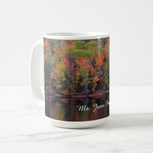 Autumn Leaves Fall Colour Scene Coffee Mug