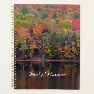 Autumn Leaves Fall Colour Scene Daily Planner