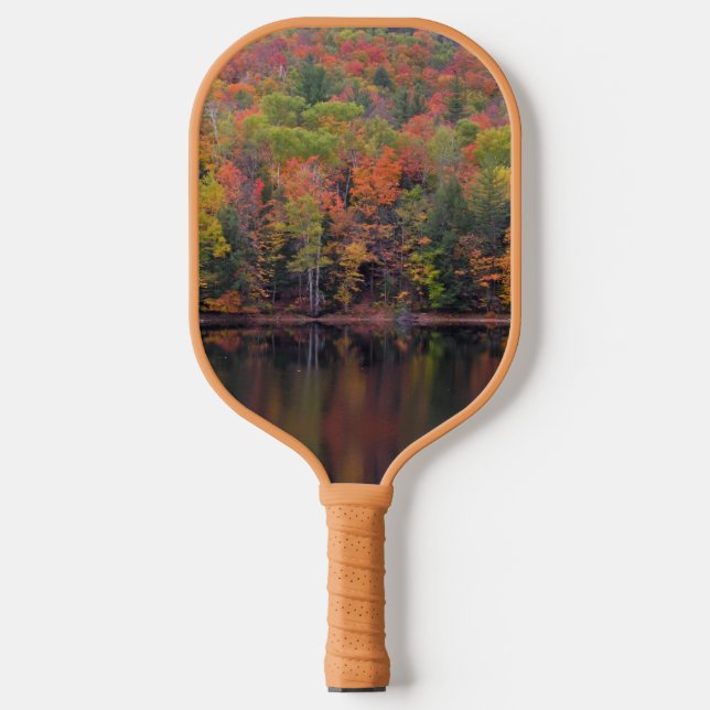 Autumn Leaves Fall Colour Scene Pickleball Paddle (Front)