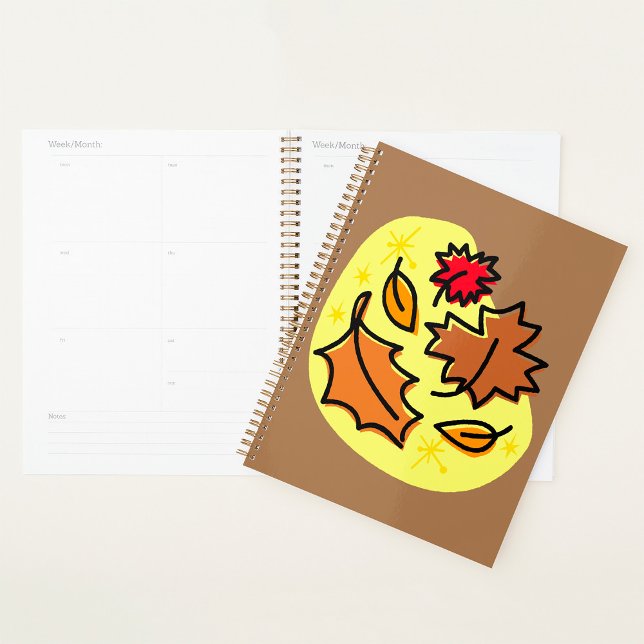 Autumn Leaves Fall Colourful Seasonal Leaf Art  Planner (Creator Uploaded)