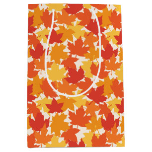 Autumn Leaves Fall Colours Medium Gift Bag