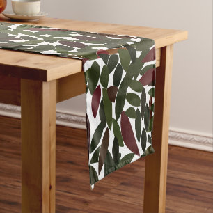Autumn Leaves Fall Season Short Table Runner