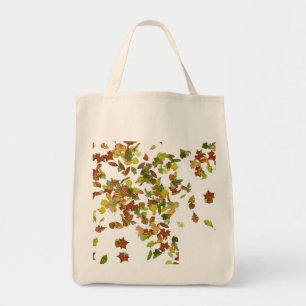 AUTUMN LEAVES, FALL STYLE TOTE BAG